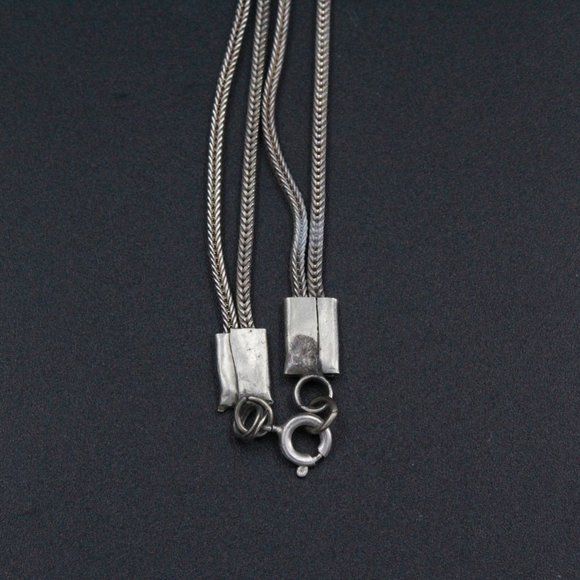 STERLING SILVER ETRUSCAN HEMATITE ANATOLI STYLE NECKLACE SET - Picture 13 of 16